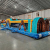 46ft Tropic Shock "Flash" Hybrid Inflatable Obstacle Course - BounceWave Inflatable Sales