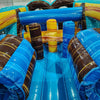 46ft Tropic Shock "Flash" Hybrid Inflatable Obstacle Course - BounceWave Inflatable Sales