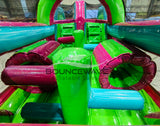 46ft Glow Rider Hybrid Wet/Dry Inflatable Obstacle Course
