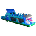 50ft Shark Attack Wet/Dry Inflatable Obstacle Course