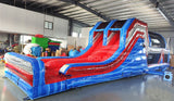 53ft XL Baja Commercial Hybrid Inflatable Obstacle Course - BounceWave Inflatable Sales