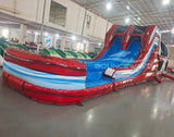 53ft XL Crimson Bay Commercial Hybrid Inflatable Obstacle Course (Copy) - BounceWave Inflatable Sales