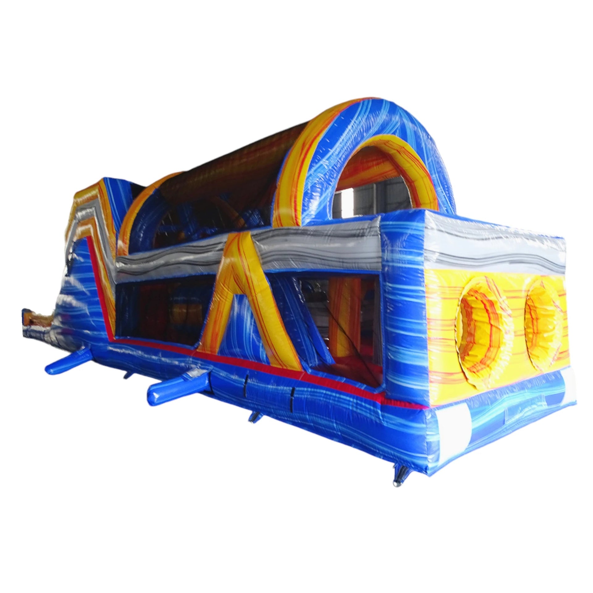 53ft XL Rip Curl Commercial Hybrid Inflatable Obstacle Course