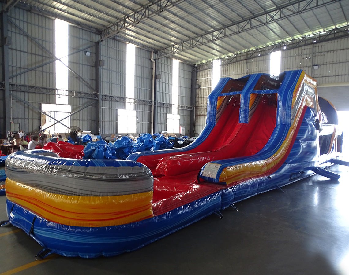 53ft XL Rip Curl Commercial Hybrid Inflatable Obstacle Course