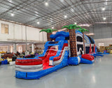 56.5ft Baja 2 - Piece Obstacle - Combo - BounceWave Inflatable Sales
