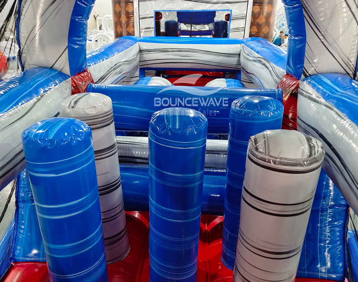 56.5ft Baja 2 - Piece Obstacle - Combo - BounceWave Inflatable Sales