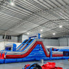 62ft Baja 2 - Piece Wet/Dry Inflatable Obstacle Course - BounceWave Inflatable Sales