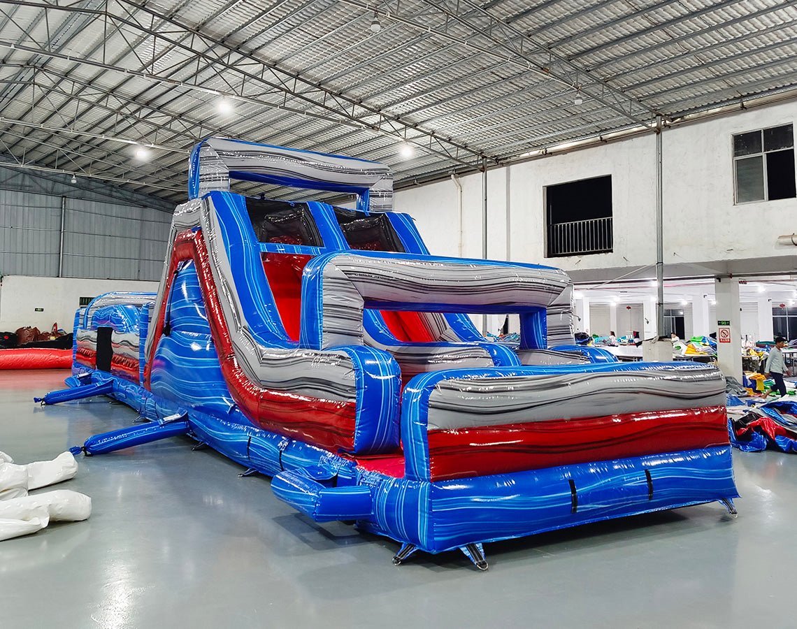 Training Inflatable Column 62ft Baja 2-Piece Wet/Dry Inflatable Obstacle Course