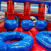 62ft Baja 2 - Piece Wet/Dry Inflatable Obstacle Course - BounceWave Inflatable Sales