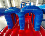 62ft Baja 2 - Piece Wet/Dry Inflatable Obstacle Course - BounceWave Inflatable Sales