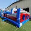 62ft Baja Triple Lane 2 - Piece Wet/Dry Inflatable Obstacle Course - BounceWave Inflatable Sales