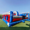 62ft Baja Triple Lane 2 - Piece Wet/Dry Inflatable Obstacle Course - BounceWave Inflatable Sales