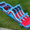 62ft Baja Triple Lane 2 - Piece Wet/Dry Inflatable Obstacle Course - BounceWave Inflatable Sales