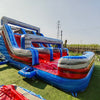 62ft Baja Triple Lane 2 - Piece Wet/Dry Inflatable Obstacle Course - BounceWave Inflatable Sales