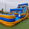 62ft Lava Falls 2 - Piece Wet/Dry Inflatable Obstacle Course - BounceWave Inflatable Sales