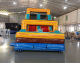 62ft Tropic Shock 2 - Piece Wet/Dry Inflatable Obstacle Course - BounceWave Inflatable Sales