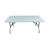 6ft Heavy Duty Pro Plastic Folding Banquet Table - BounceWave Inflatable Sales