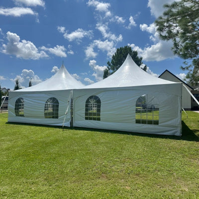 8' x 20' Window Sidewall for High Peak Tent - BounceWave Inflatable Sales