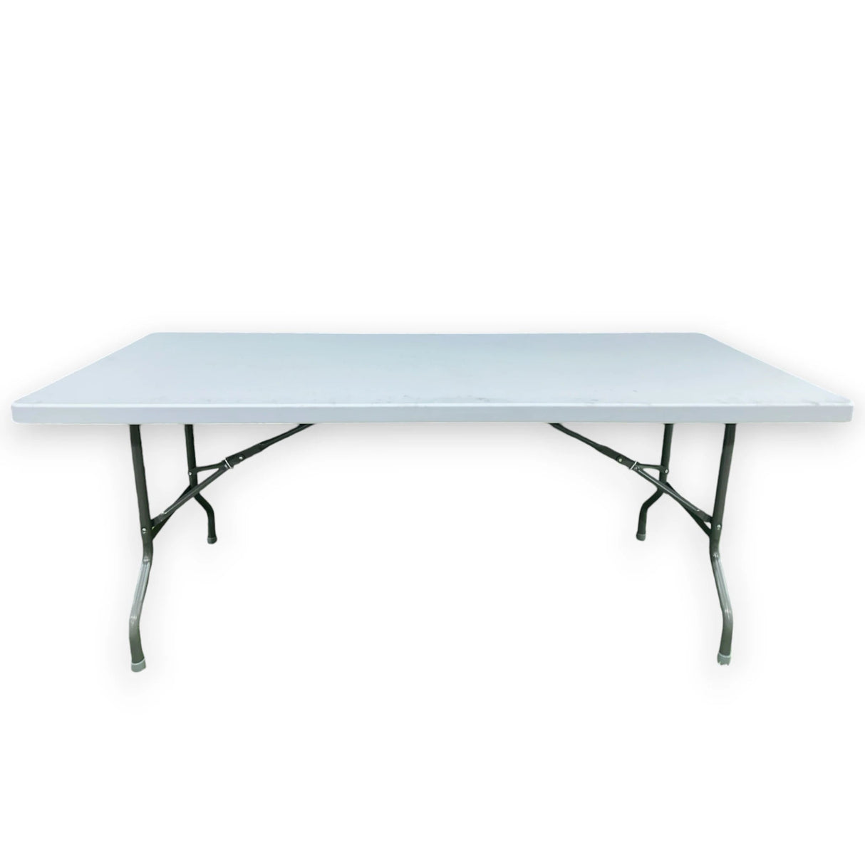8ft Heavy - Duty Pro Plastic Folding Banquet Table - BounceWave Inflatable Sales