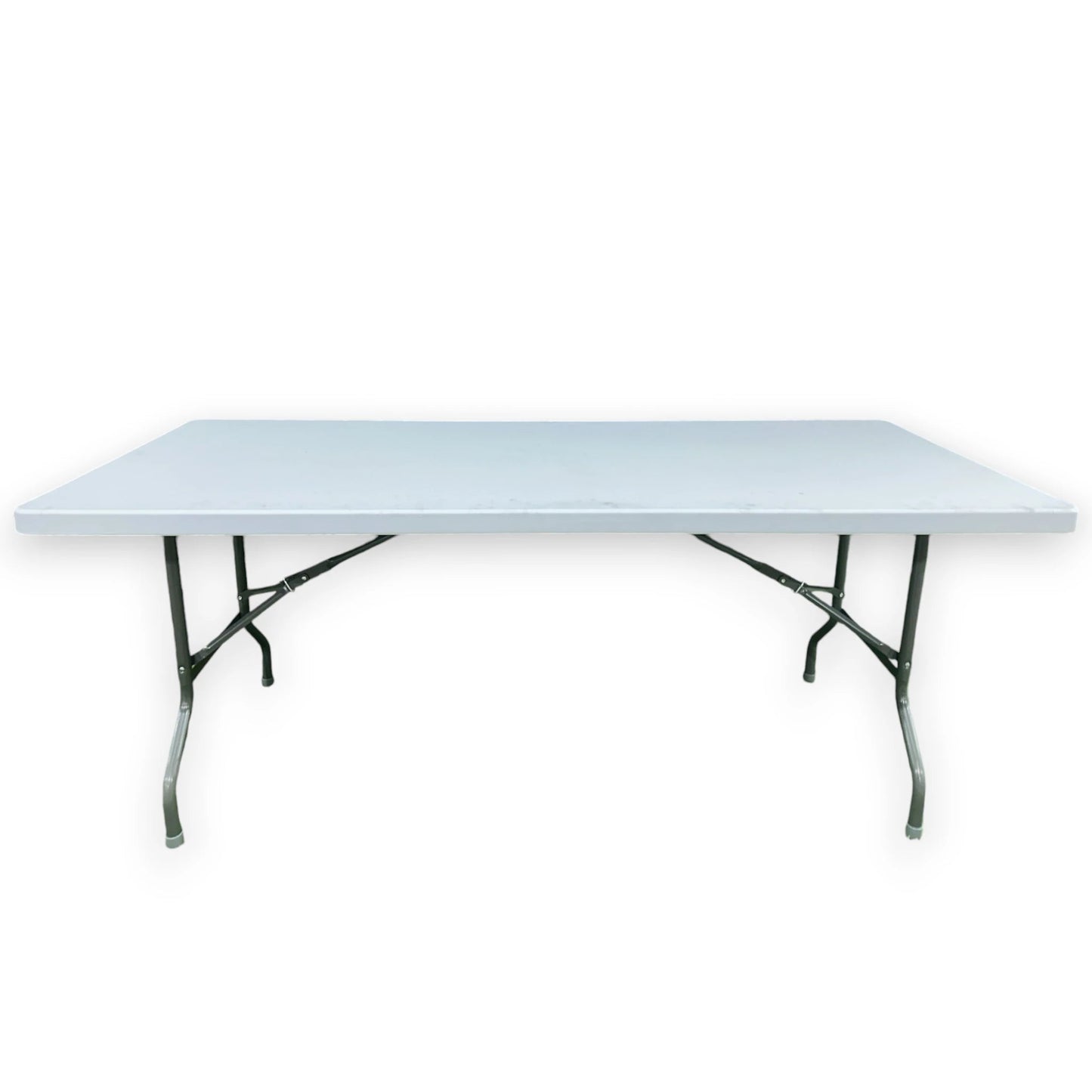 8ft Heavy - Duty Pro Plastic Folding Banquet Table - BounceWave Inflatable Sales