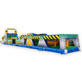 92ft Radioactive Run 3-Piece Wet/Dry Inflatable Obstacle Course