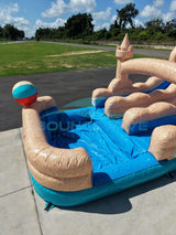 15ft Sandcastle Beach Dual Lane Water Slide – Center Climb