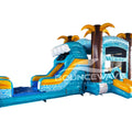 Akua Falls Econo Bounce House with Slide (Wet/Dry)