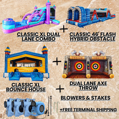 All - Season Essentials Inflatable Package - BounceWave Inflatable Sales