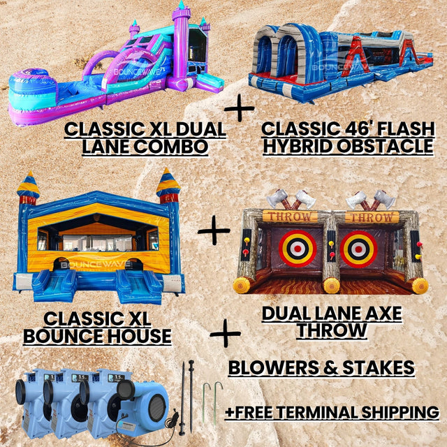 All - Season Essentials Inflatable Package - BounceWave Inflatable Sales