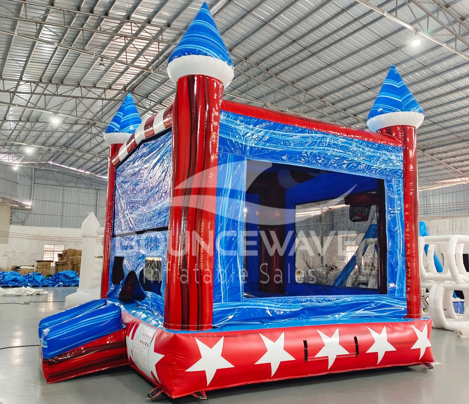 American Star Panel - Ready Commercial Grade Bounce House - BounceWave Inflatable Sales