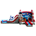 Astronaut Dual Lane Bounce House with Slide (Wet/Dry)