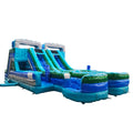Bahama Blast Double Dash Splash Inflatable Obstacle Course