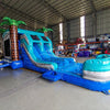 Bahama Blast Dual Lane Commercial Inflatable Combo (Wet/Dry) - BounceWave Inflatable Sales