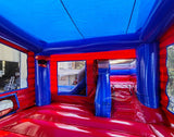 Baja Castle Epic Duo Commercial Inflatable Combo (Wet/Dry) - BounceWave Inflatable Sales