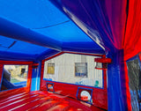 Baja Castle Epic Duo Commercial Inflatable Combo (Wet/Dry) - BounceWave Inflatable Sales