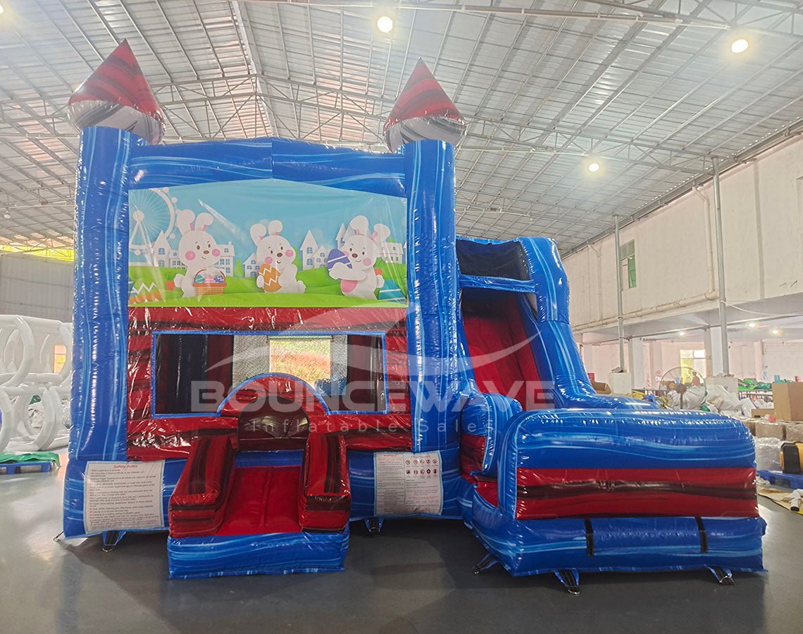 Baja Seasonal Sampler Right Side Bounce House with Slide (Wet/Dry)