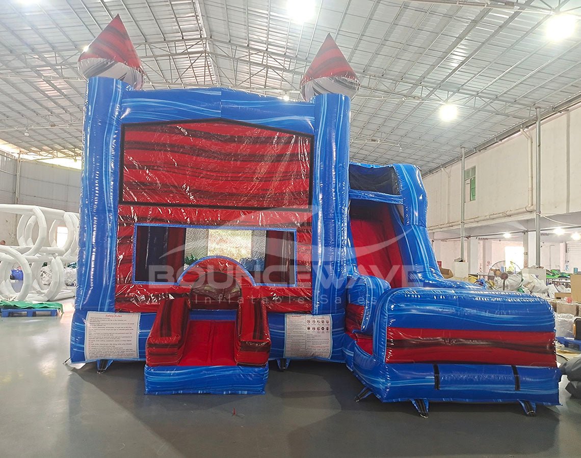 Baja Seasonal Sampler Right Side Bounce House with Slide (Wet/Dry)