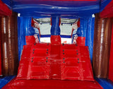 Baja Splash Dual Lane Bounce House with Slide Combo (Wet/Dry) - BounceWave Inflatable Sales