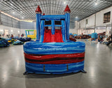 Baja Splash & Save Bounce House with Dual Lane Slide (Wet/Dry) - BounceWave Inflatable Sales