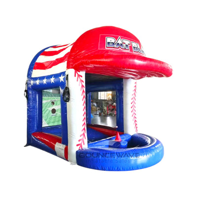 Bat Blast Commercial Interactive Inflatable Baseball Game - BounceWave Inflatable Sales