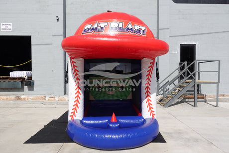 Bat Blast Commercial Interactive Inflatable Baseball Game - BounceWave Inflatable Sales