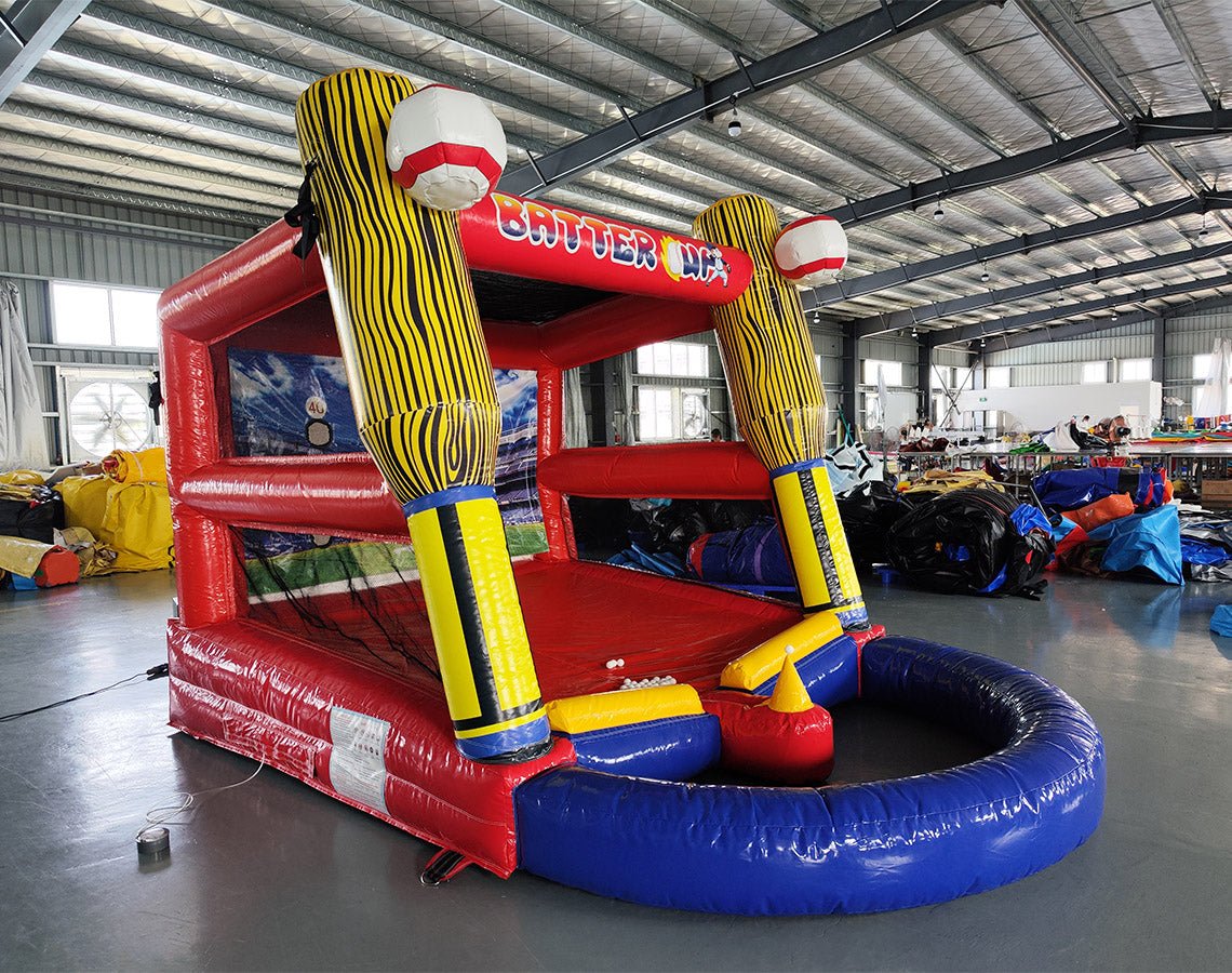 Interactive Pvc Inflatable Batter Up Commercial Interactive Inflatable Game