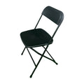 Black Plastic Folding Chairs (100 Count) – Heavy Duty Event Seating