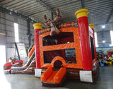 "Buck Shot" Hunting Dual Lane Commercial Inflatable Combo (Wet/Dry) - BounceWave Inflatable Sales