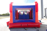 Cheerleader Dual Lane Wet/Dry Bounce House with Slide Combo – Commercial Inflatable - BounceWave Inflatable Sales
