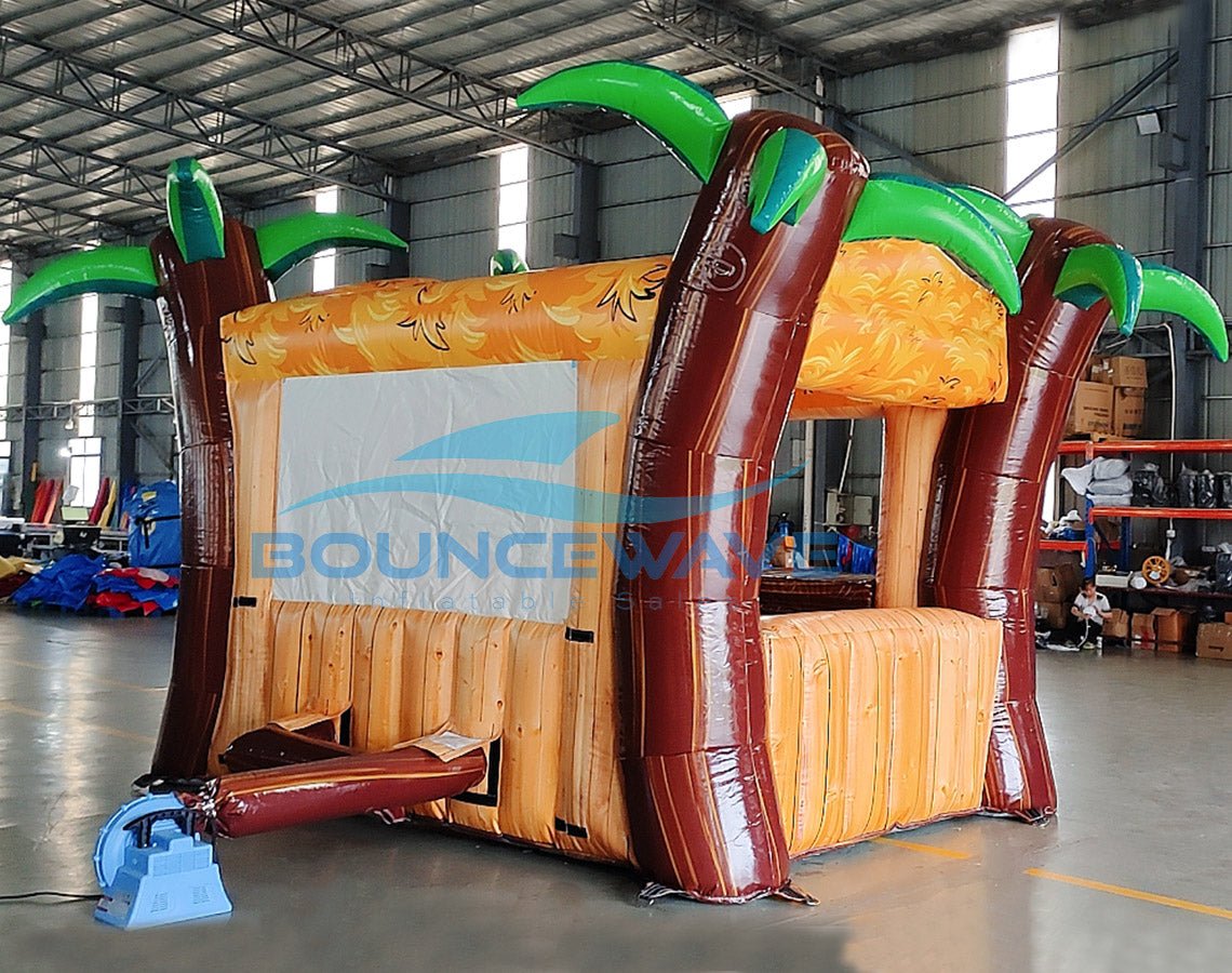 Commercial Grade Inflatable Tiki Bar - BounceWave Inflatable Sales