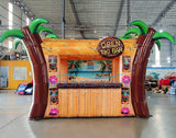 Commercial Grade Inflatable Tiki Bar - BounceWave Inflatable Sales