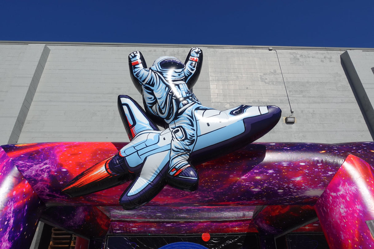 Cosmic Double Axe Throw Commercial Interactive Inflatable Game - BounceWave Inflatable Sales