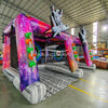 Cosmic Double Axe Throw Commercial Interactive Inflatable Game - BounceWave Inflatable Sales