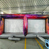 Cosmic Double Axe Throw Commercial Interactive Inflatable Game - BounceWave Inflatable Sales